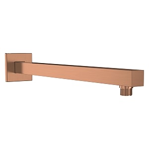 alton shr20635 stainless steel 21-inch square shower arm rose gold