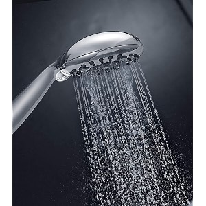 alton shr20880 abs chrome finish hand shower silver 5 inch