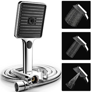 alton shr22395 abs3-function 5-inch hand shower with ss-304 grade 15 mtr flexible hose amp wall hook silver