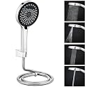 ALTON SHR22400, ABS, 5-INCH, 4-Function Hand Shower Full Set, Silver