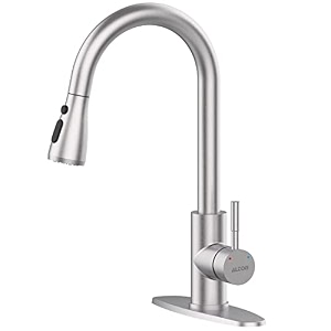 alton sus52055 single lever sink mixer brushed nickel