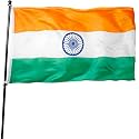 ALTRONA Tricolor National Flag Of India Outdoor/Indoor Flag In 100% Pure Silk of Size 24" x 36" Inches