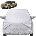 Altroz Waterproof Car Cover with Mirror Pockets, Shinning Silver Design, Non Woven Fabric,Triple Stitched, Compatible with Tata Altroz Car Cover (2020 to 2024), Altroz Car Accessories