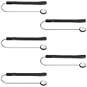 Altura Photo 5 Pcs Lens Cap Leash, Keeper, Tether & Holder for Camera Lens