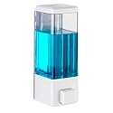 Alturas Abs Wall Mounted Shampoo Sanitizer Lotion Hand Dish Wash Gel Liquid Soap Dispenser for Bathroom and Kitchen (350ml White -1pc)