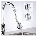 ALTURAS Kitchen Tap Extender, 360° Rotating Faucet Extension for Kitchen Sink & Basin, Adjustable Water Flow