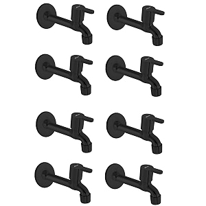 alturas stainless steel flora long body tap for bathroom and kitchen -set of 8