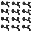 Alturas Rust Proof PVD Coated Matte Black Flora Long Body tap for Bathroom and Kitchen -Set of (12)