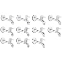 Alturas Stainless Steel Flora Long Body Tap for Bathroom and Kitchen -Set of (11)
