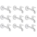 Alturas Stainless Steel Flora Long Body Tap for Bathroom and Kitchen -Set of (9)