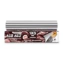 ALU ALU 1 Kg Net Silver Aluminium Foil | Premium Quality | 18 Micron Thickness | Keeps Food Warm and Hygienic | Ideal for Food Wrapping, Packing, Storing and Serving