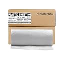 Aluf Plastics Sheeting UV Protection - 20' x 100', 6 MIL Heavy Duty Gauge - Clear Vapor and Moisture Barrier Sheet Tarp/Drop Cloth for Greenhouses, Painting, Furniture Covers, Carpet Cover, Floor