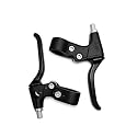 Aluminium Bicycle Brake Lever Set | Durable Black Disc & Power Brake Clutch/Lever for All Cycles | Universal Cycle Brake Handle Set for MTB, Road & Kids Bicycles