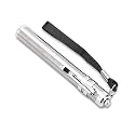 Aluminium Pocket Pen Torch for Doctors | Nurses | Medical Students | Moon Light | Super Bright | Free Battery (Silver)