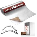 Aluminum Adhesive Heat Shield Wrap for Automotive, 40x24 in, Silver