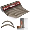 Aluminum Adhesive Heat Shield Wrap for Automotive, 40x12 in, Brown