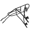 Aluminum Alloy Rear Bike Rack for Bike, Black Cargo Rack