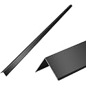 Aluminum Alloy Black L Corner Guards Wall Corner 2"x2"X48"/19Ga,12PCS
