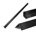 Aluminum Black L Corner Guards 19Ga Wall Corner Protectors 2X2X48 10PCS