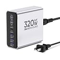 Aluminum Alloy USB C Charger 7 Port Fast Charging Station,65W USB C Laptop Charger Compatible with MacBook Pro/Air (Silver-4C3A)