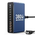 MEKIOJEO 12 Ports Aluminum Alloy 380W Charging Station USB C Charger Block