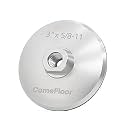 Aluminum Backer Pad 3 Inch Hook and Loop Backing Pad with 5/8”-11 Thread (3“)