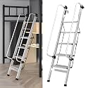 Aluminum Bunk Ladder with Handrails Hooks for