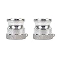 Aluminum Cam Lock Fittings (Part A) Cam Groove Hose Fitting, Male Adapter Female NPT Thread Camlock (1.5)