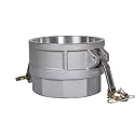 Aluminum Camlock Fittings (4" Type D) - Cam & Groove Hose Fittings, Female Coupler x Female NPT Thread Camlock Coupling (4'')