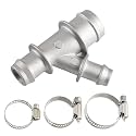 Aluminum Coolant Radiator Hose Y Junction Connector Compatible with Chevrolet Silverado Suburban Tahoe Avalance/GMC Sierra Yukon/Cadillac Escalade Replace#: 15834773