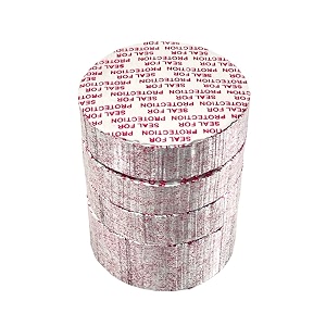 smart pack aluminum foil for packing of pet transparent plastic jars material  sealing bottle packing silver foil  one piece seal liner  pet type size 110 mm with 1000piece