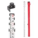 Aluminum Grade Rod - 10ths, With Carrying Case and Rod level (14 Foot)