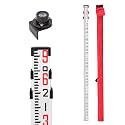 Aluminum Grade Rod - 10ths, With Carrying Case and Rod level (9 Foot)