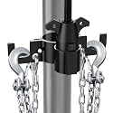 Aluminum Trailer Chain Holder Organizer with 7-Way Plug Cover