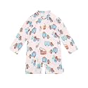 ALVA Baby Boy's One Piece Swimsuit,UPF50+Sun Protection Rash Guard Swimwear