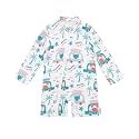 ALVA Baby Boy's One Piece Swimsuit,UPF50+Sun Protection Rash Guard Swimwear