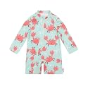 ALVA Baby Boy's One Piece Swimsuit,UPF50+Sun Protection Rash Guard Swimwear