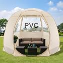 Alvantor Pop Up Screen House Tent, Instant Outdoor Gazebo with Mosquito Netting &amp; UPF 50+ Sun Protection, Portable Canopy Shelter for Patio, Backyard, Camping (2-10 Person)