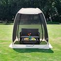 Alvantor Pop Up Screen House Tent, Instant Outdoor Gazebo with Mosquito Netting &amp; UPF 50+ Sun Protection, Portable Canopy Shelter for Patio, Backyard, Camping (2-10 Person)