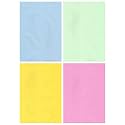 Alvika - Pack of - 100 | 4 Colors - 25 Sheets each | Lemon Yellow | Mint Green | Sky Blue | Rose Pink | 75 gsm A4 Size Copier Paper