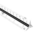 ALVIN, Architect Triangular Scale, Multipurpose Drafting Ruler for Drawing, Planning, and Design, High Impact Plastic - 12 Inch, White