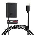 Alvin's Cables Type-C PD to NP-FZ100 Dummy Battery Coiled Power Cable for Sony Alpha A7 III, A7 IV, A7S III, A7RIII, A7R IV, A7R V, A7C, A7C II, A7CR, FX3, FX30, ZV-E1, ZV-E10 II Camera
