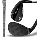 ALVO GOLF - Premium Full Face Golf Wedges, Golf Wedge Set and Singles, 3 Wedges 52/56/60/70 Degree,Lob,Gap,Sand Golf Club for Men, Premium Grip, Right Hand, max Spin