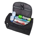 Hanging 10 Cms Travel Toiletry Bag for Men and Women Waterproof Drop Kit Packing Organizer for Travel Essentials Bathroom Shower Bags with Hook(Color May Vary)