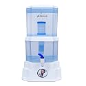 ALWAYS Gravity Based 15 L Mineral Pot Water Purifier | Non Electric Water Purifier Filter - 15 Litre Storage, White - Advanced Filtration, Durable Design