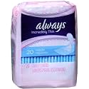 Always Thin Pantiliners Regular Unscented 20 Each (Pack of 6)
