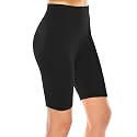 ALWAYS Women's High Waist Bike Shorts - Athletic Workout Tummy Control Stretch Running Yoga Pants
