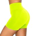 ALWAYS Women's High Waist Bike Shorts - Athletic Workout Tummy Control Stretch Running Yoga Pants