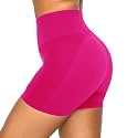 ALWAYS Women's High Waist Bike Shorts - Athletic Workout Tummy Control Stretch Running Yoga Pants