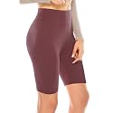 ALWAYS Women's High Waist Bike Shorts - Athletic Workout Tummy Control Stretch Running Yoga Pants